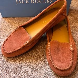 Jack Rogers Women's Moccasins in Rust Brown